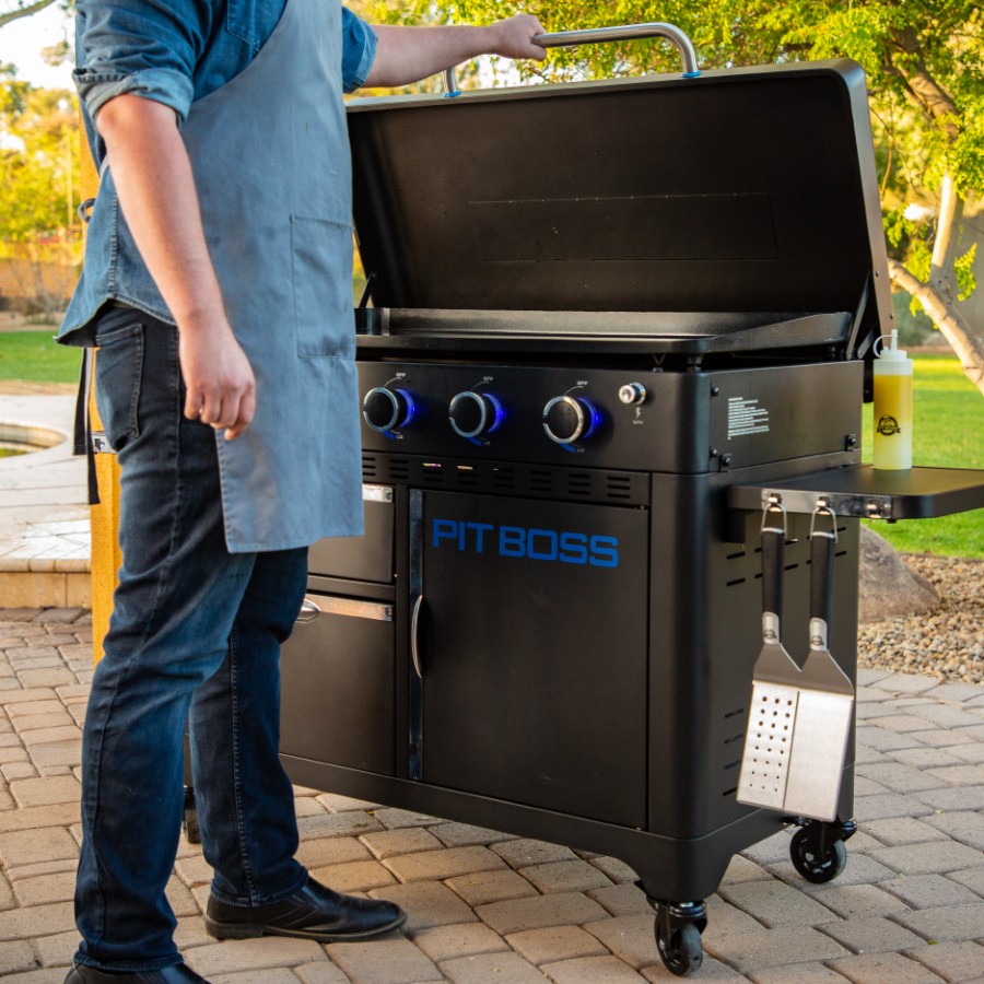 additioanl image for  Pit Boss 5-Burner Ultimate Plancha+Cart 